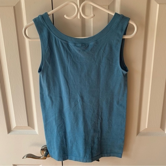 Wolford Athens Sleeveless Top Pacific Blue - Picture 3 of 10